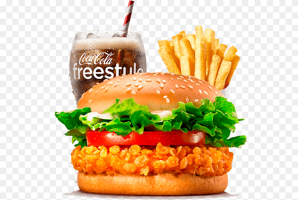 Burger King Krispi Chiken, Food, Alcohol, Beer, Beverage Free Transparent Png