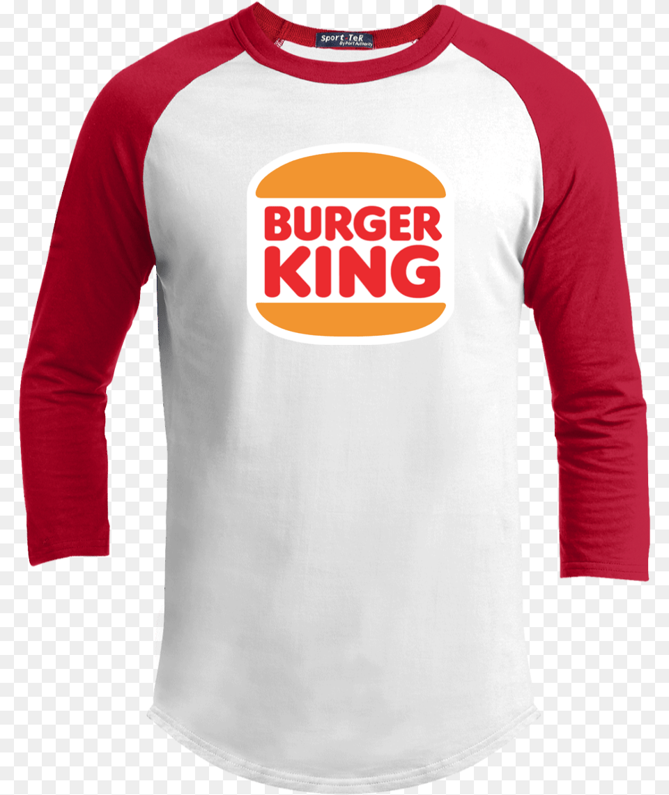 Burger King Retro Logo Hamburger Fast Food Mcdonald Hamburger, Clothing, Long Sleeve, Shirt, Sleeve Free Png