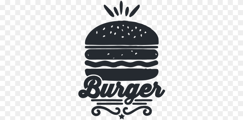 Burger Logo Food Logotype Silhouette Calligraphy, Device, Grass, Lawn, Lawn Mower Free Transparent Png