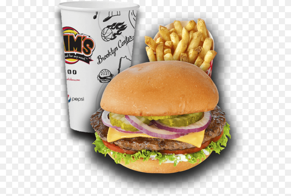 Burger Meal Cheeseburger, Food, Fries, Cup, Disposable Cup Png