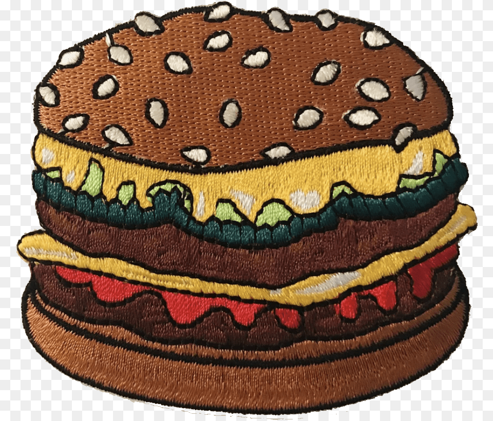 Burger Patch, Food, Birthday Cake, Cake, Cream Free Png Download