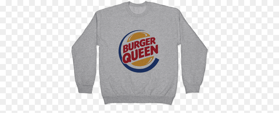 Burger Queen Pullovers Lookhuman Burger King, Clothing, Knitwear, Long Sleeve, Sleeve Free Transparent Png