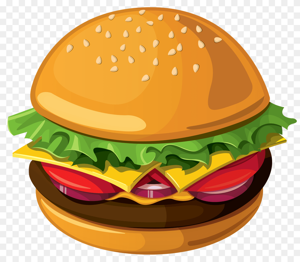 Burger Sandwich, Food, Bulldozer, Machine Png