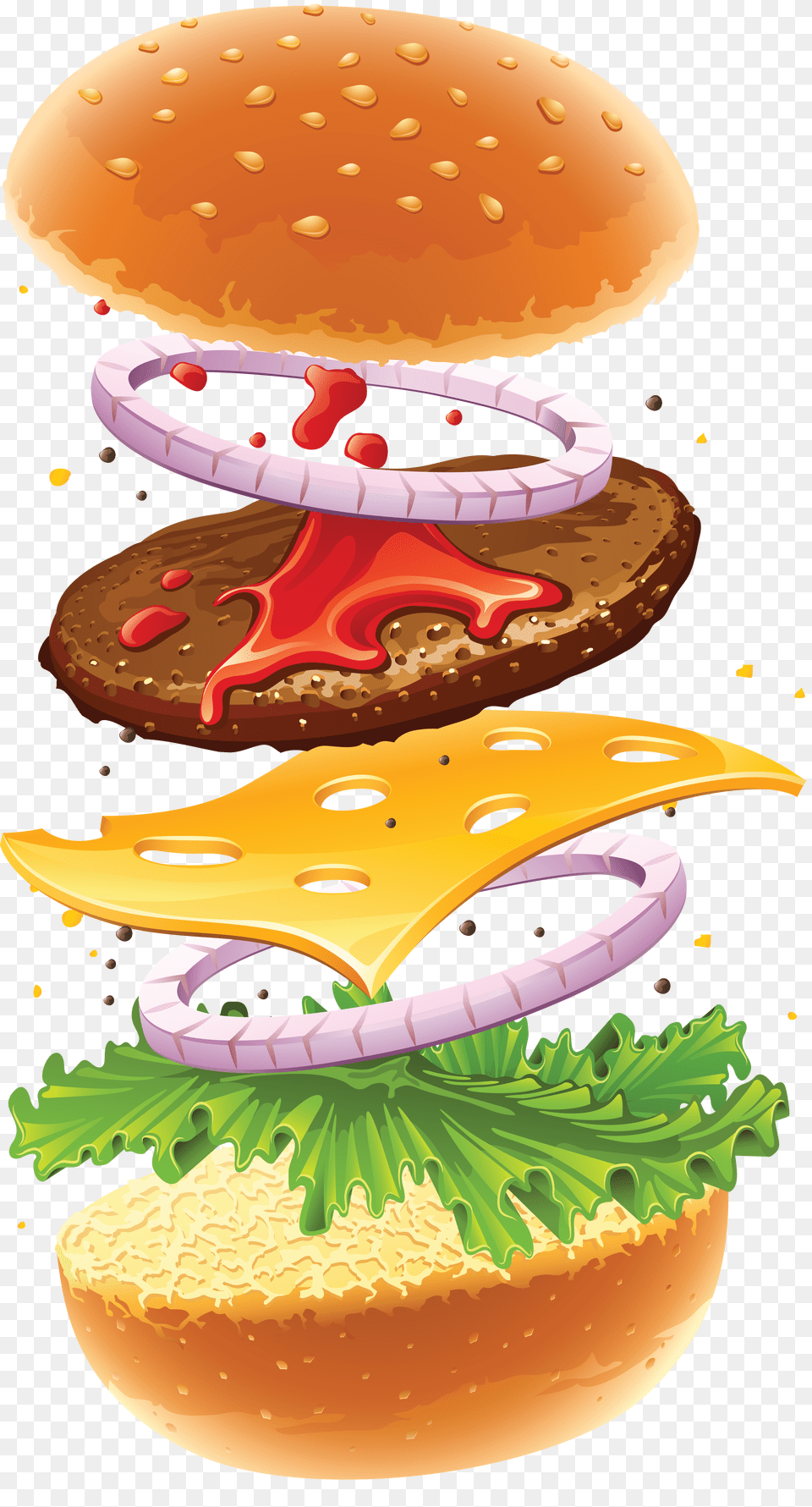 Burger Sandwich, Food Free Png Download