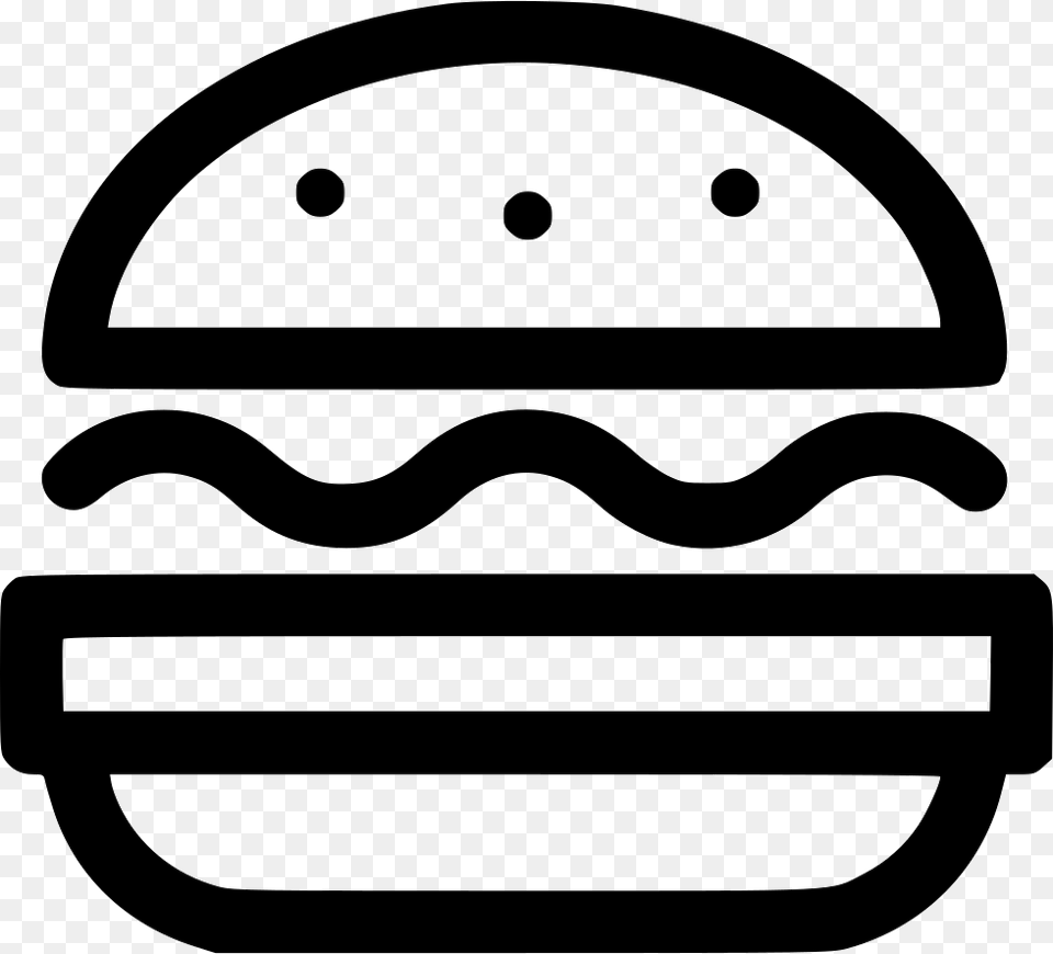 Burger Svg Icon Download Music Burger Icon Vector, Stencil, Sticker, Person, Head Png Image