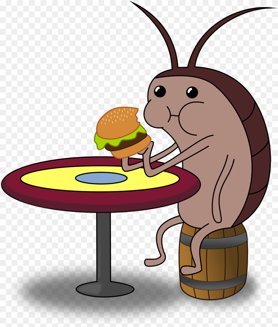 Burger Transparent Krusty Krab Krabby Patty Transparent Background, Food, Animal, Mammal Png