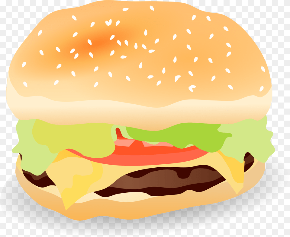 Burger Vector Transparent, Food Png