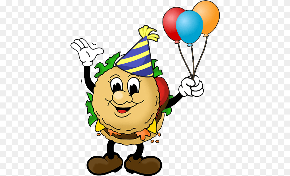 Burgers, Clothing, Hat, Balloon, Party Hat Free Png Download