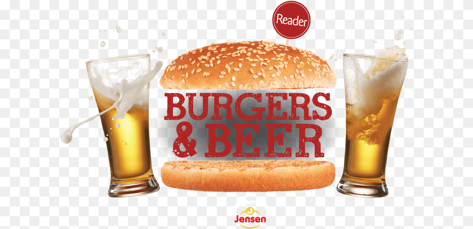 Burgers And Beer Photo Logo 2019 800 Junk Food, Alcohol, Beverage, Burger, Glass Png Image