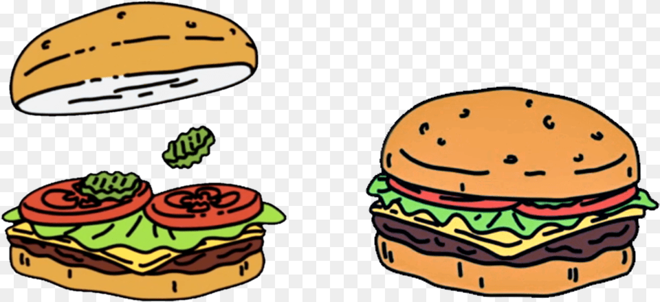 Burgers Burger, Food Free Png Download