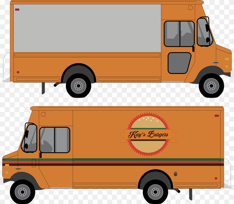 Burgers Truck Amp Packing Mock Ups Food Truck Design, Moving Van, Transportation, Van, Vehicle Png