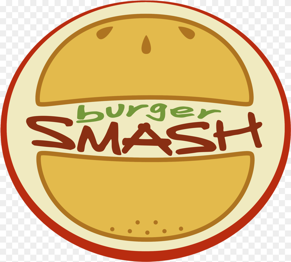 Burgersmash Fastfood Logo By Angi Shy Fast Food, Bread, Disk, Burger Png