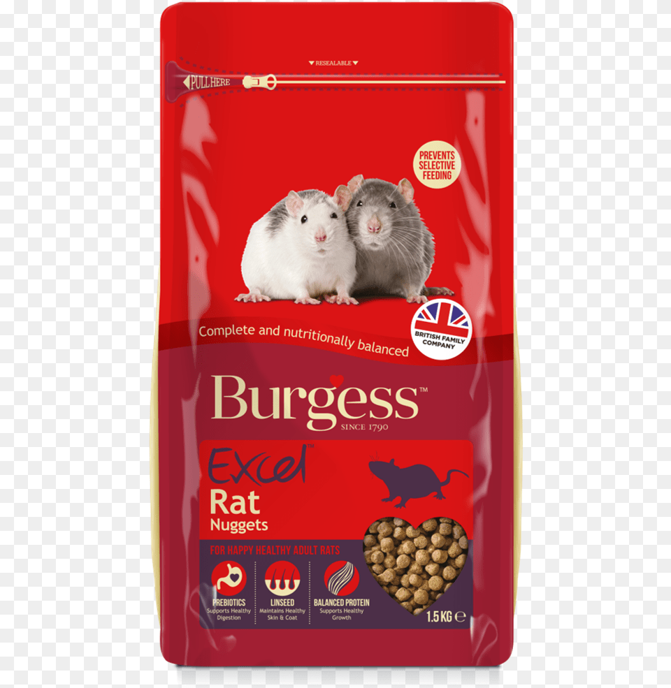 Burgess Rat Food Burgess Excel Rat Nuggets, Animal, Mammal, Rodent Free Png Download