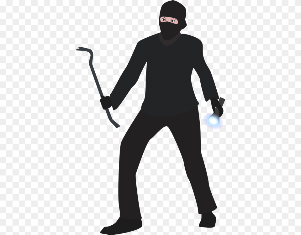 Burglar Transparent, Clothing, Sleeve, Long Sleeve, Adult Png