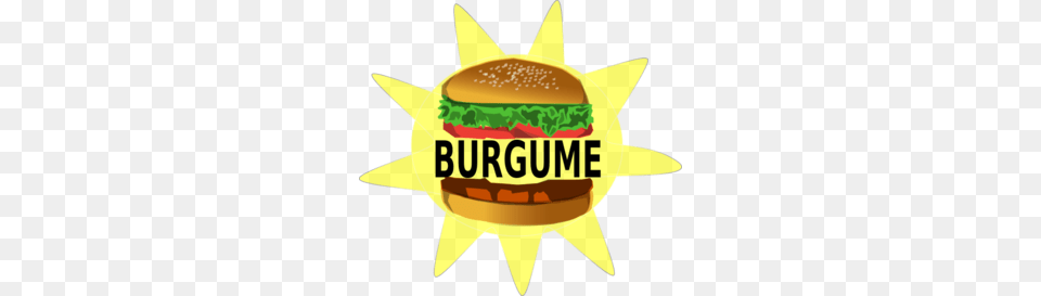 Burgume Vegetable Burger Clip Art, Food, Animal, Fish, Sea Life Free Png Download