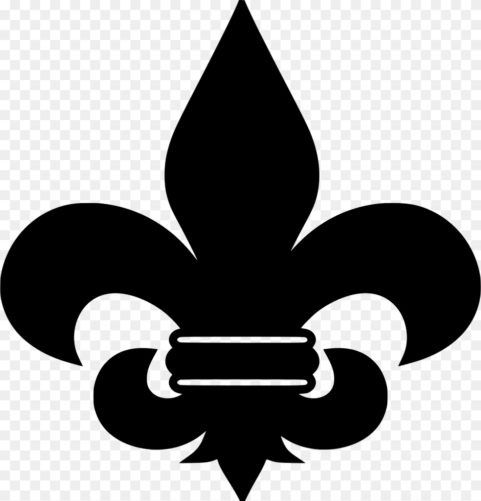 Burgundy Fleur De Lis, Gray Png Image