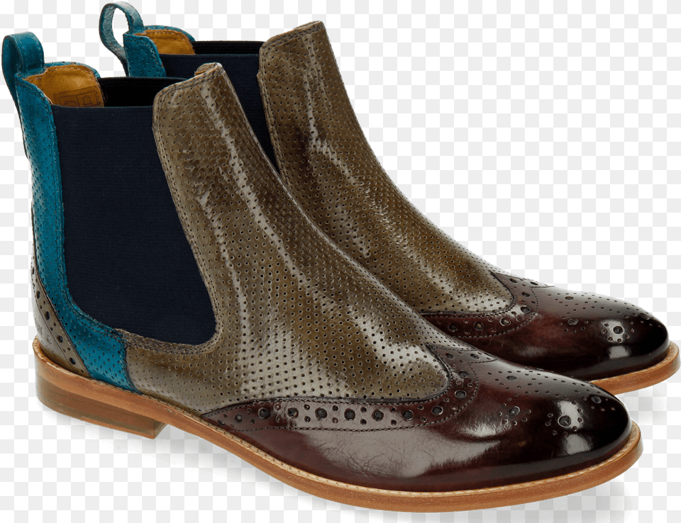 Burgundy Mint Green Smoke Ice Blue Chelsea Boot, Clothing, Footwear, Shoe Free Png