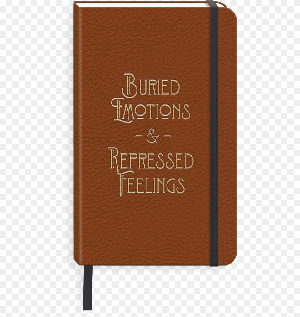 Buried Emotions Faux Leather Journal Book Cover, Diary, Publication, Text Free Png Download