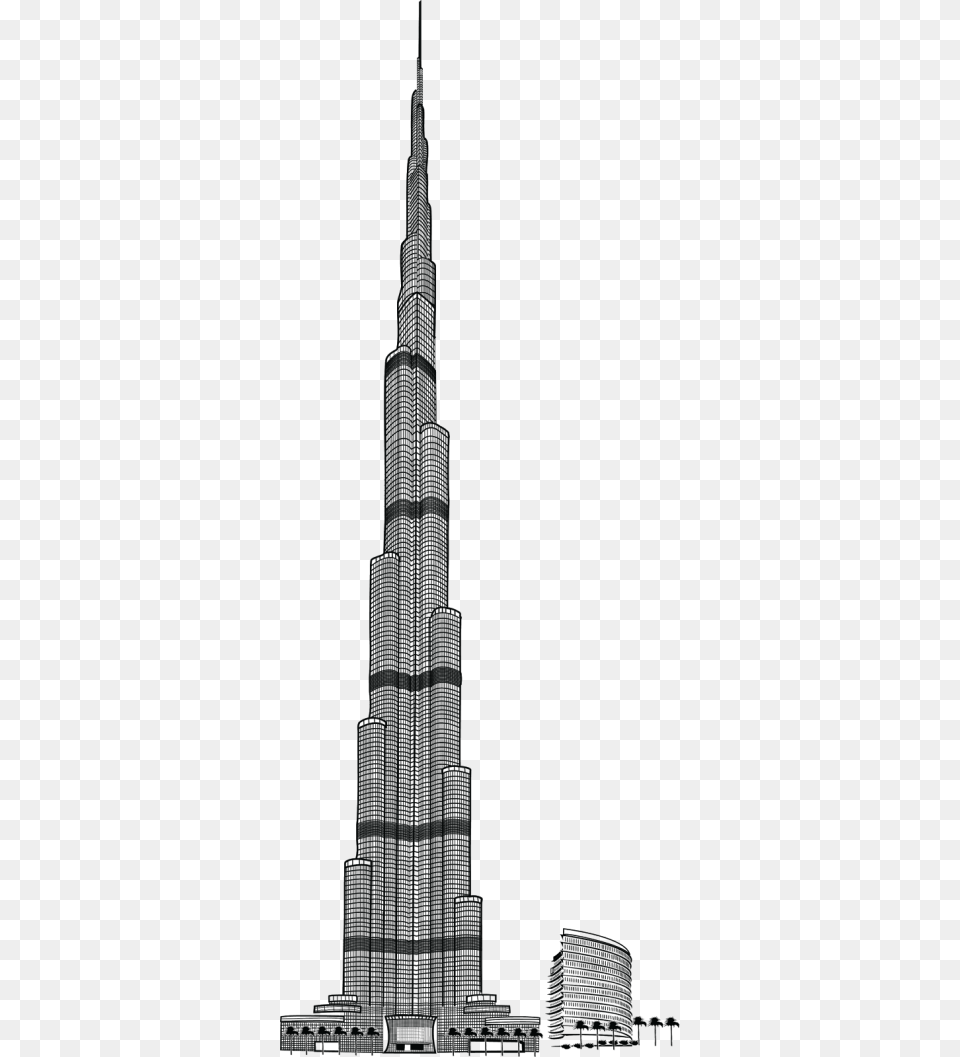 Burj Khalifa Pic Burj Khalifa Vector, Silhouette, City, Lighting, Urban Png
