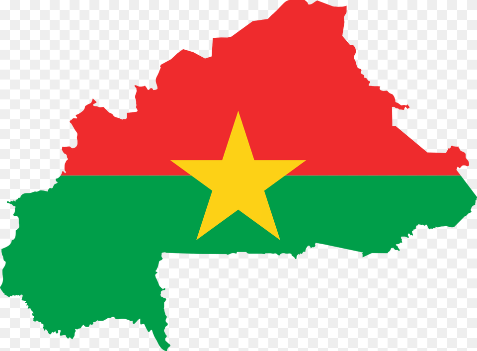Burkina Faso Clipart, Star Symbol, Symbol, Leaf, Plant Free Png Download