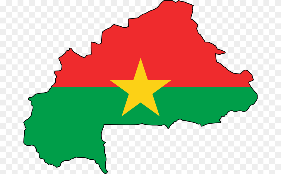 Burkina Faso Flag Country, Leaf, Plant, Star Symbol, Symbol Free Png Download