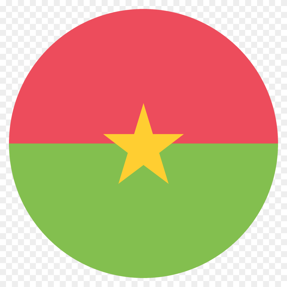 Burkina Faso Flag Emoji Clipart, Star Symbol, Symbol Free Png