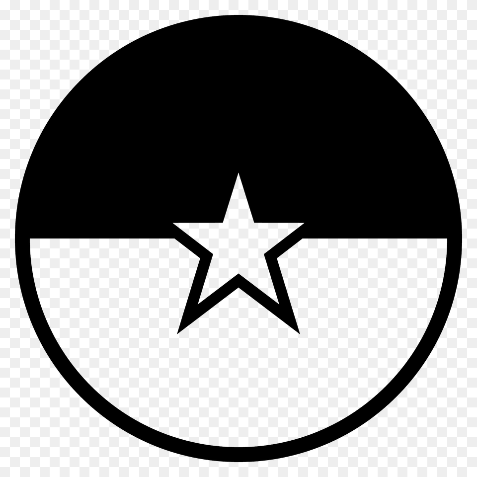Burkina Faso Flag Emoji Clipart, Star Symbol, Symbol, Disk Free Png Download