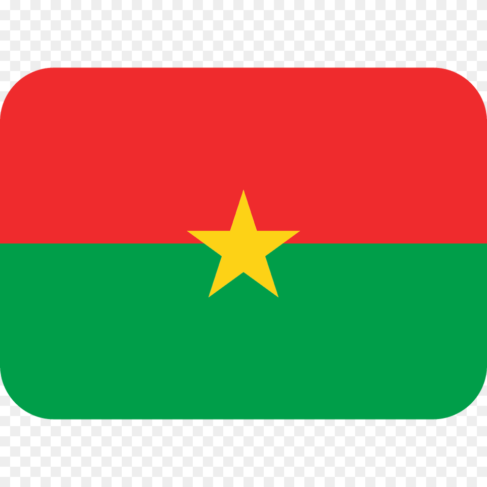 Burkina Faso Flag Emoji Clipart, Star Symbol, Symbol, First Aid Free Png Download