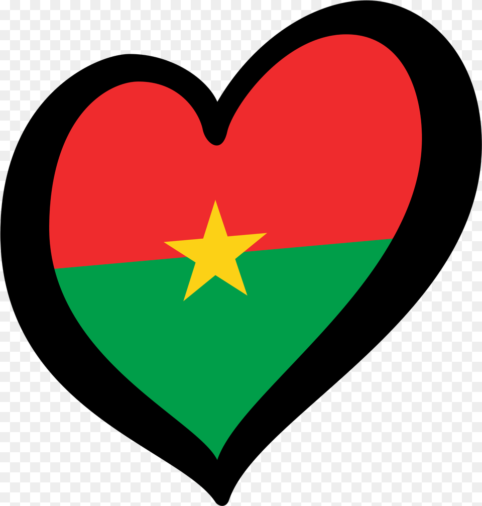 Burkina Faso Flag Eurovision Turkey Logo, Heart, Symbol Png