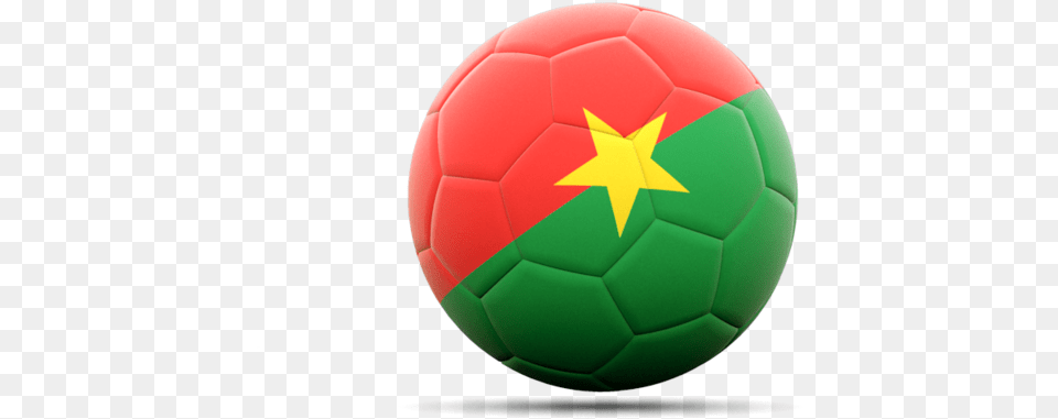 Burkina Faso Flag Transparent Burkina Faso National Football Team, Ball, Soccer, Soccer Ball, Sport Png Image