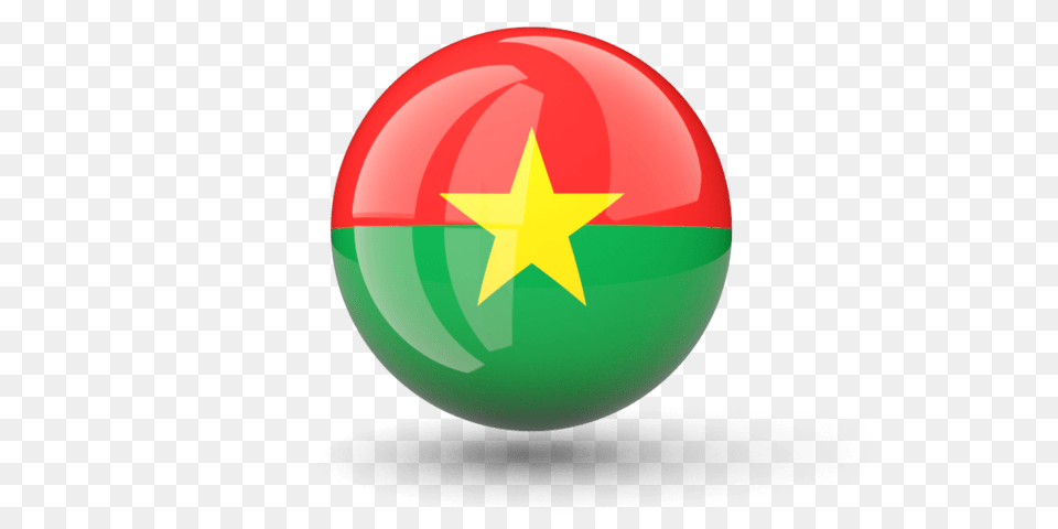 Burkina Faso Icon Flag, Ball, Football, Soccer, Soccer Ball Free Png