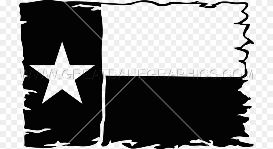 Burlap Texas Flag Texas Flag Black And White Clipart, Symbol, Bow, Weapon, Star Symbol Free Transparent Png