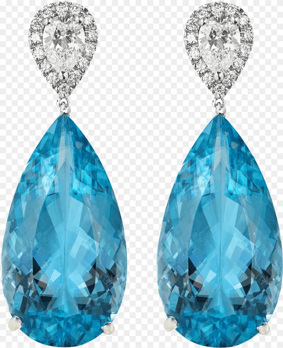 Burlington Aquamarine And Diamond Earrings Blue Aquamarine And Diamond Earrings, Accessories, Earring, Jewelry, Gemstone Free Png