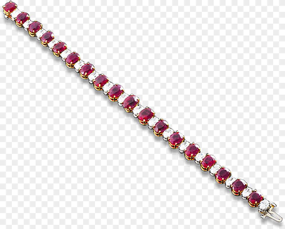 Burma Ruby And Diamond Bracelet, Accessories, Jewelry, Necklace, Gemstone Free Png Download