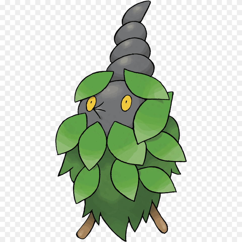 Burmy, Green, Plant, Tree, Art Png