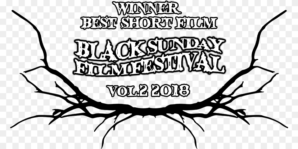 Burn Wins The Black Sunday Film Festival Illustration, Clothing, T-shirt, Text Free Png