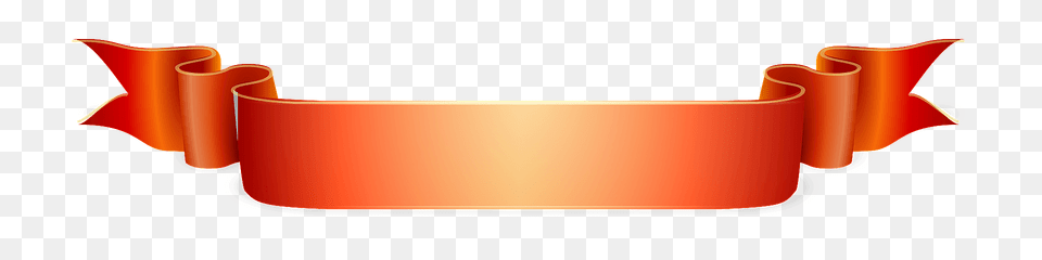 Burned Orange Ribbon Clipart, Tub, Art, Text Free Png