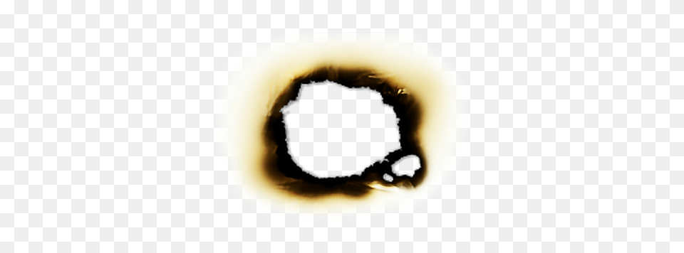 Burned Paper, Silhouette, Hole, Person Png Image