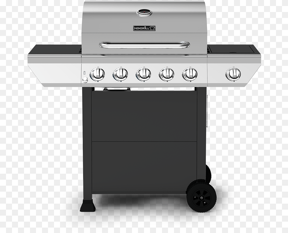 Burner Propane Gas Grill With Stainless Steel Side, Appliance, Device, Electrical Device, Oven Png
