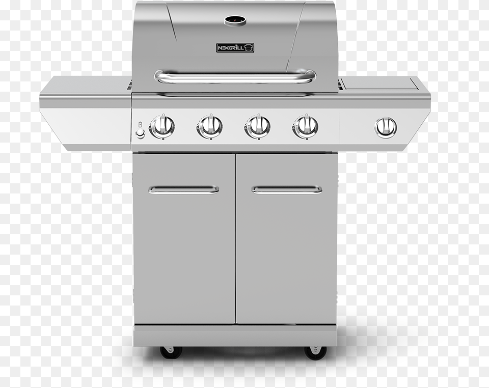 Burner Propane Gas Grill With Stainless Steel Side Barbecue Grill, Appliance, Device, Electrical Device, Oven Png Image