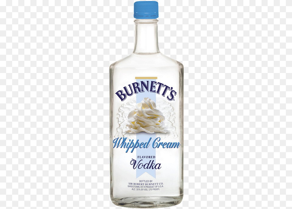 Burnett S Vodka Whipped Cream Whipped Cream, Alcohol, Beverage, Gin, Liquor Free Transparent Png