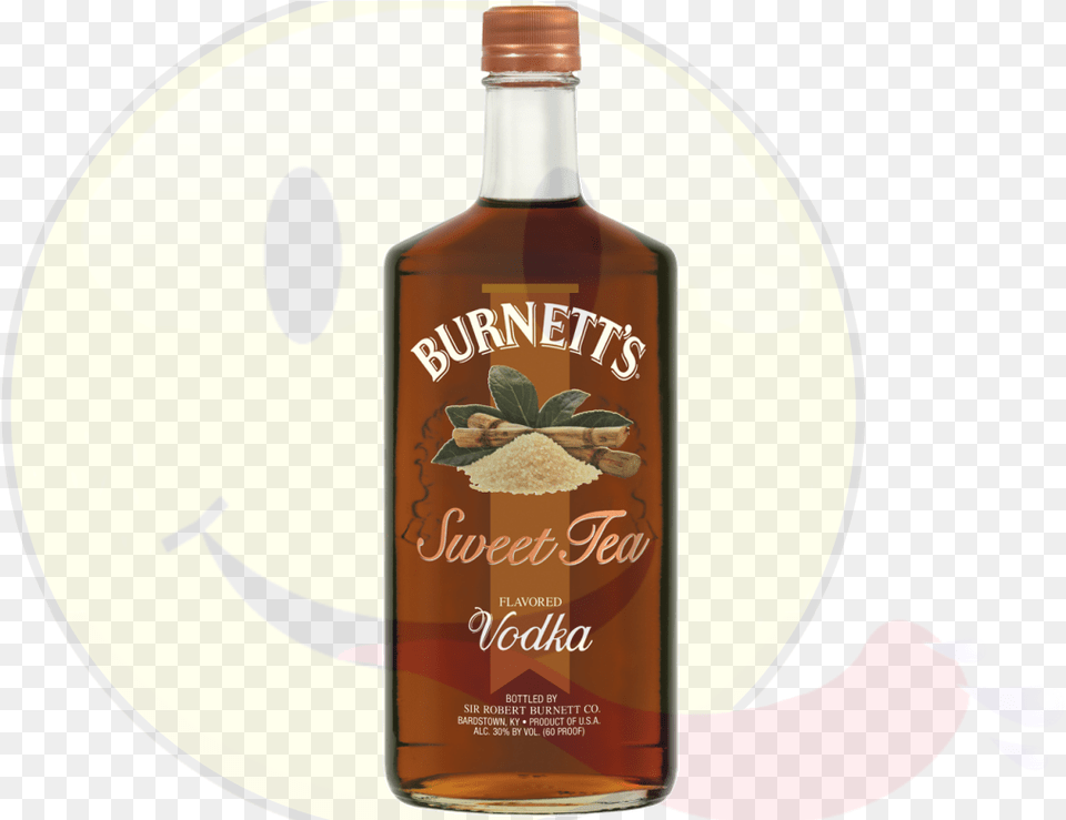 Burnettquots Sweet Tea Vodka Burnett39s Sweet Tea Vodka, Alcohol, Beverage, Liquor, Food Png Image