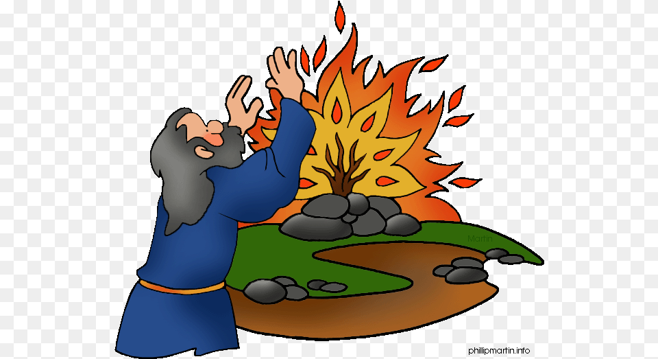 Burning Bush Vbs Moses Burning Bush Clipart, Fire, Flame, Person, Outdoors Free Png Download