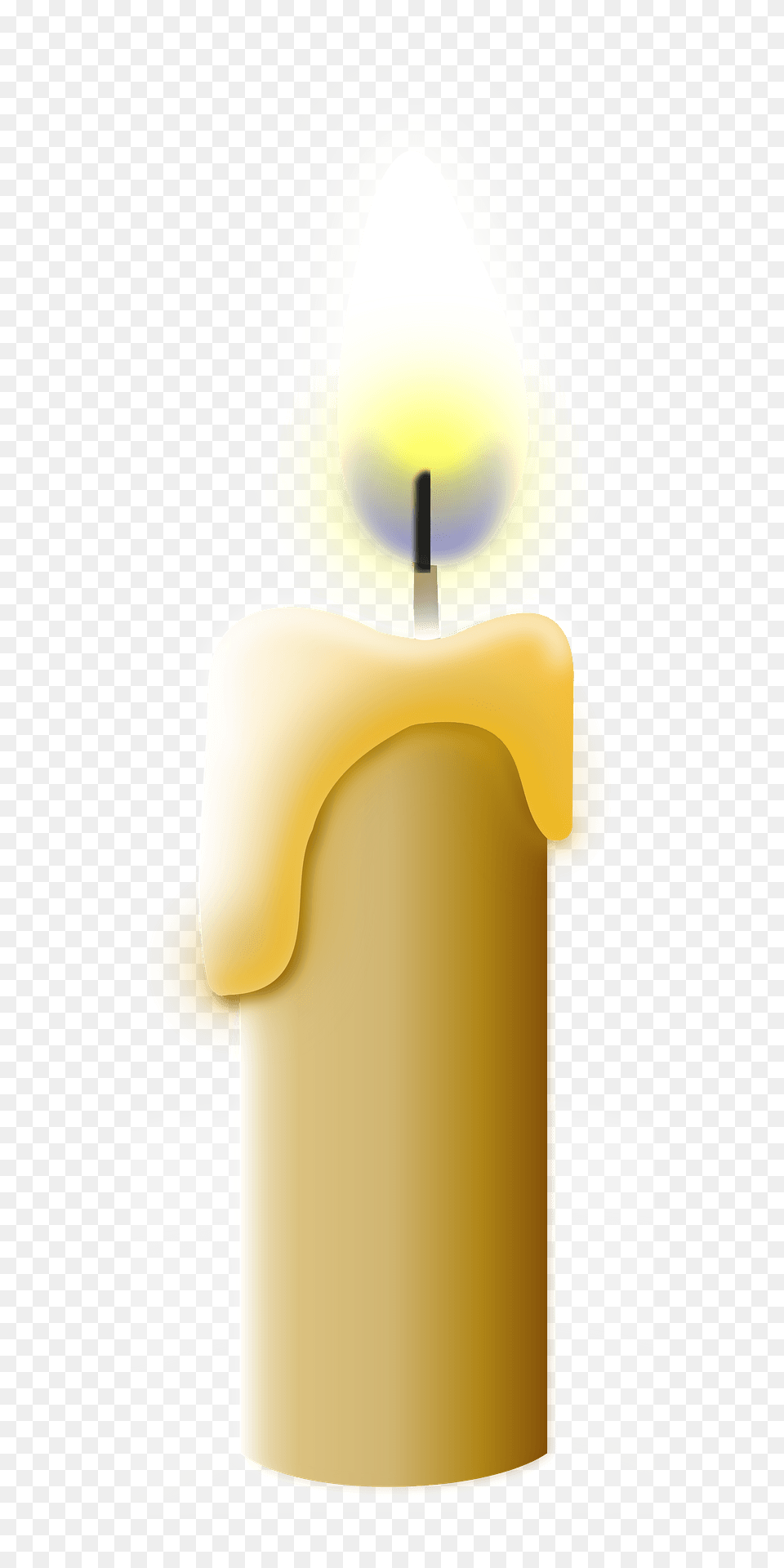 Burning Candle Clipart, Light Free Transparent Png