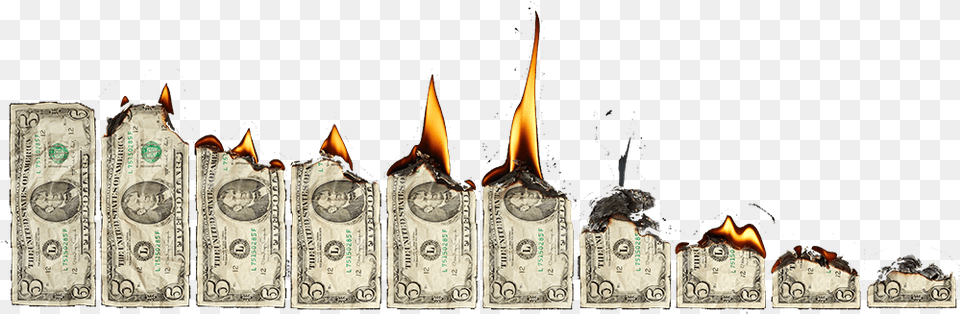 Burning Cash Usd333 Burning Cash, Fire, Flame Free Transparent Png