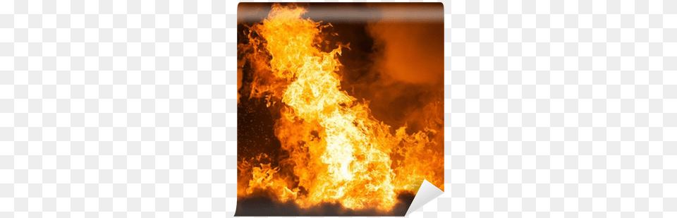 Burning Fire Flame On Wooden House Roof Wall Mural Fires Of Discontent Resisting The Rising Heat Of Unbelief, Bonfire Free Transparent Png