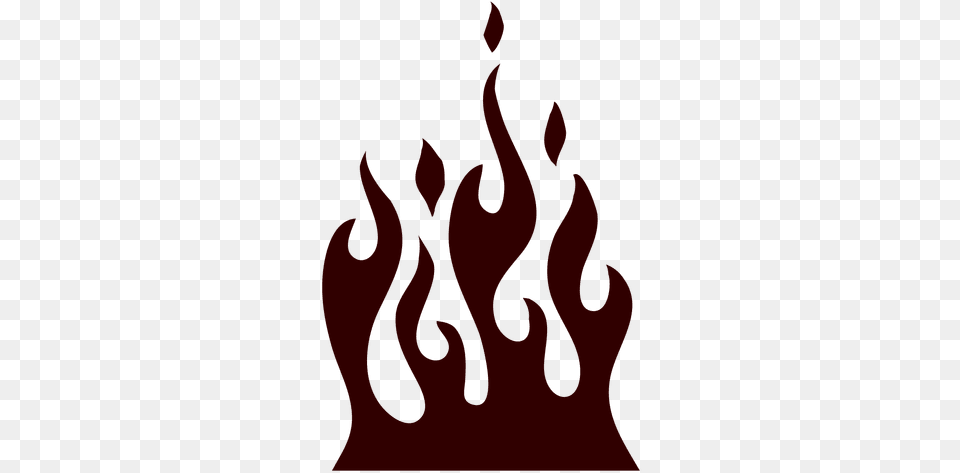 Burning Fire Silhouette Icon Transpare Silhouette Fire Vector, Flame, Person Png Image