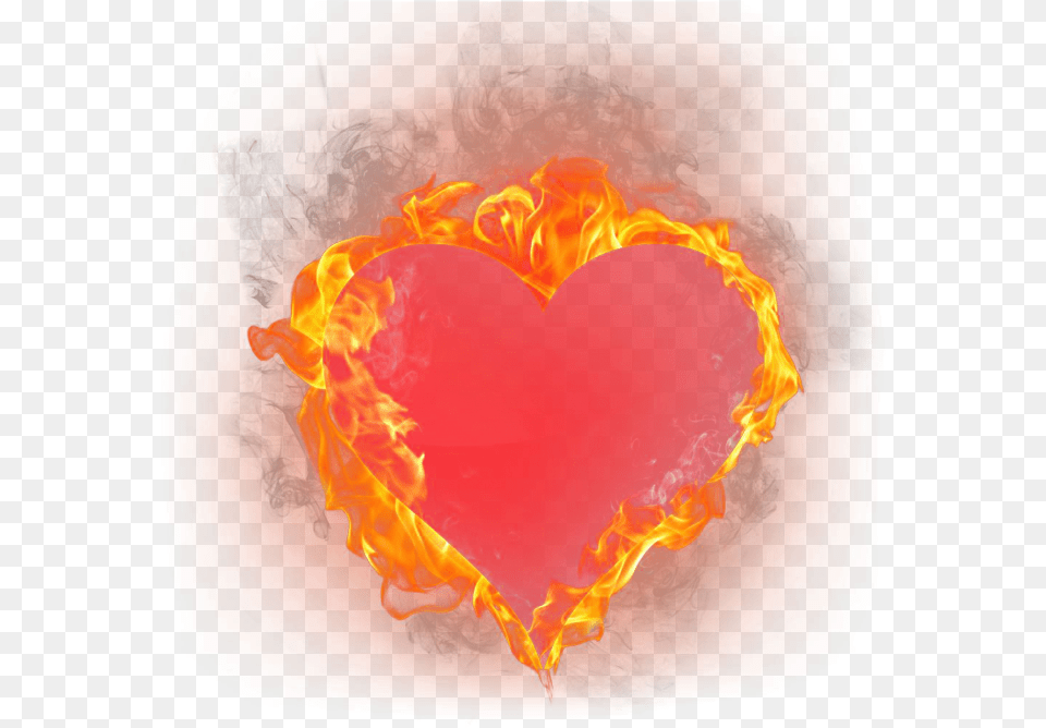 Burning Heart Heart Effects Light, Pattern, Symbol, Person Png