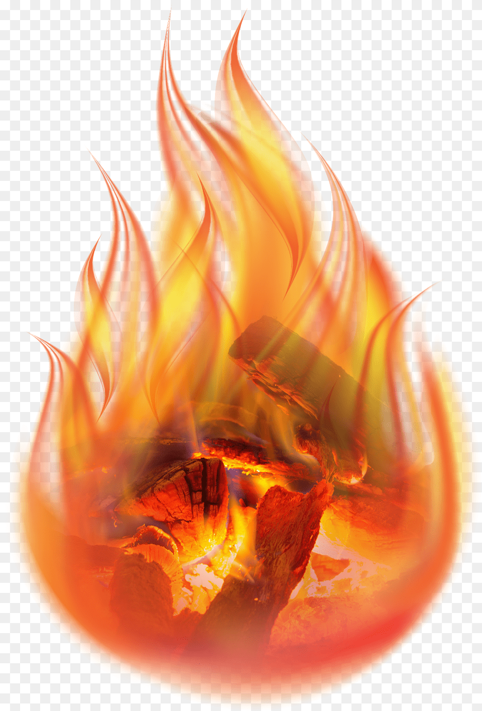 Burning Hole Fire Pit Animated, Flame, Bonfire Png Image