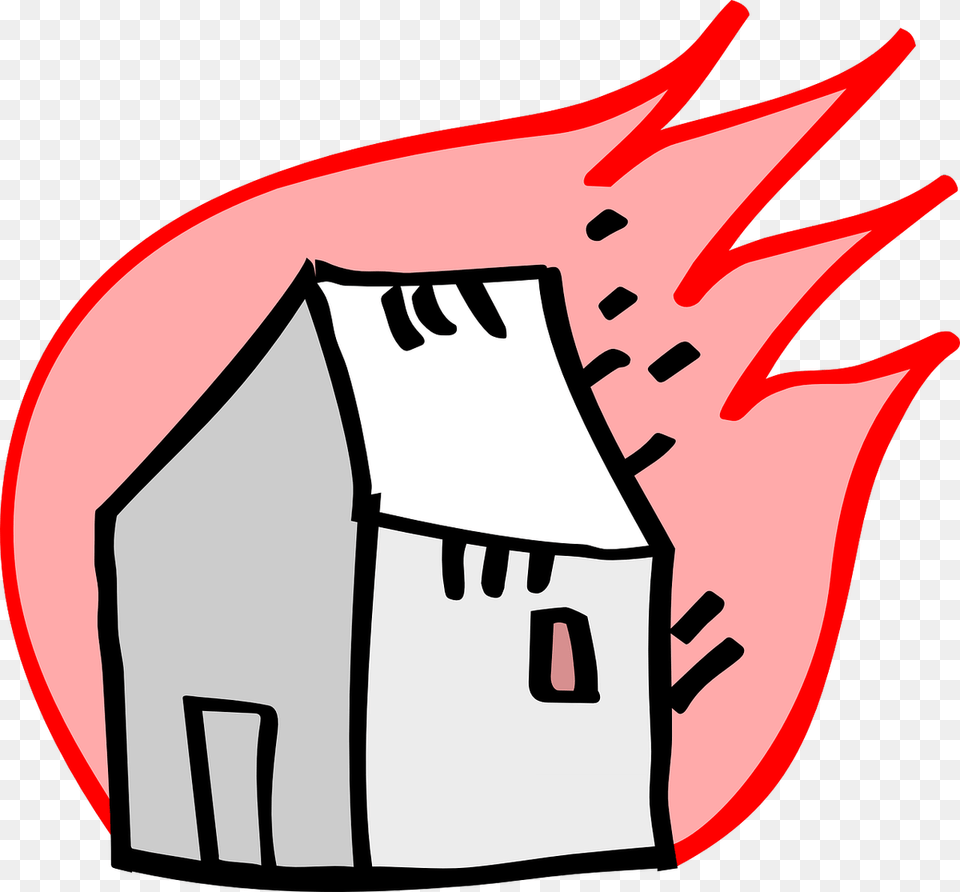 Burning House Svg Clip Arts Burning House Clipart Transparent, Architecture, Outdoors, Nature, Rural Png Image